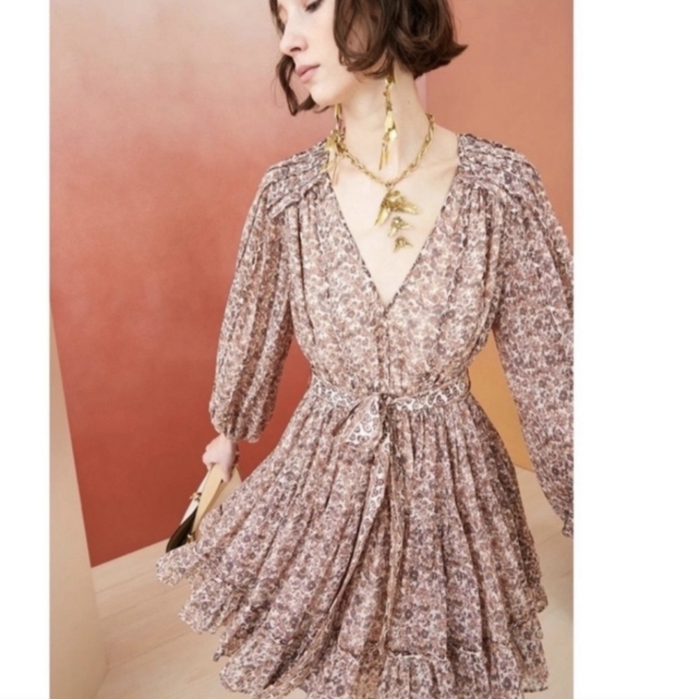 Ulla Johnson Eleni mini silk dress